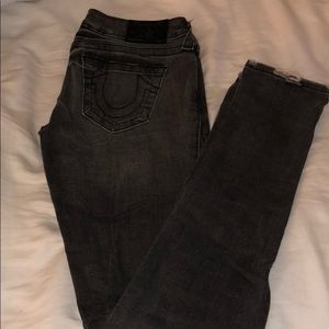 grey true religion jeans